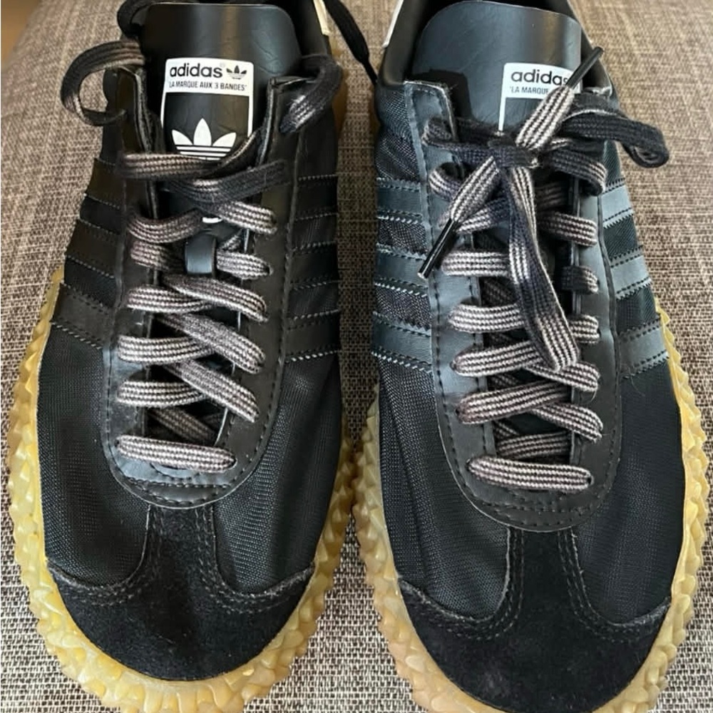 Adidas Black and Gum Men's Sneakers